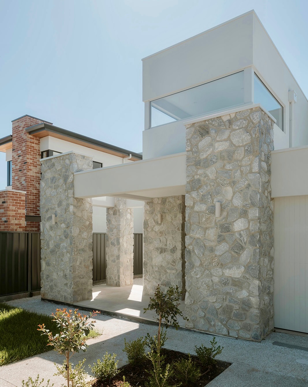 House rendering Adelaide, hand-floated render finish on a residential facade
